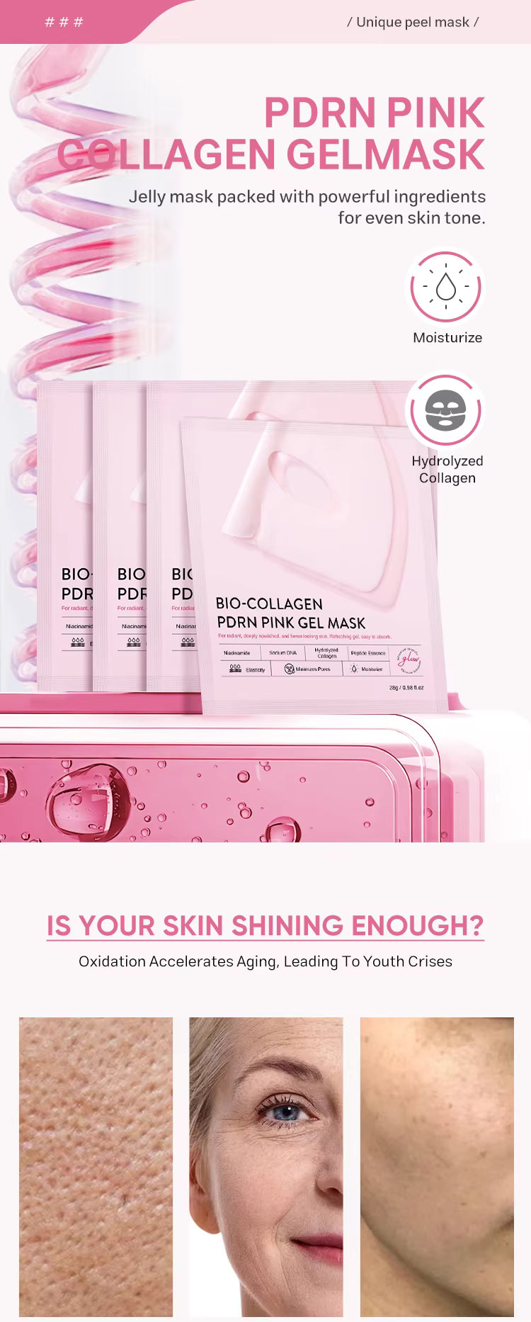 Bio-Collagen PDRN Pink Gel Mask