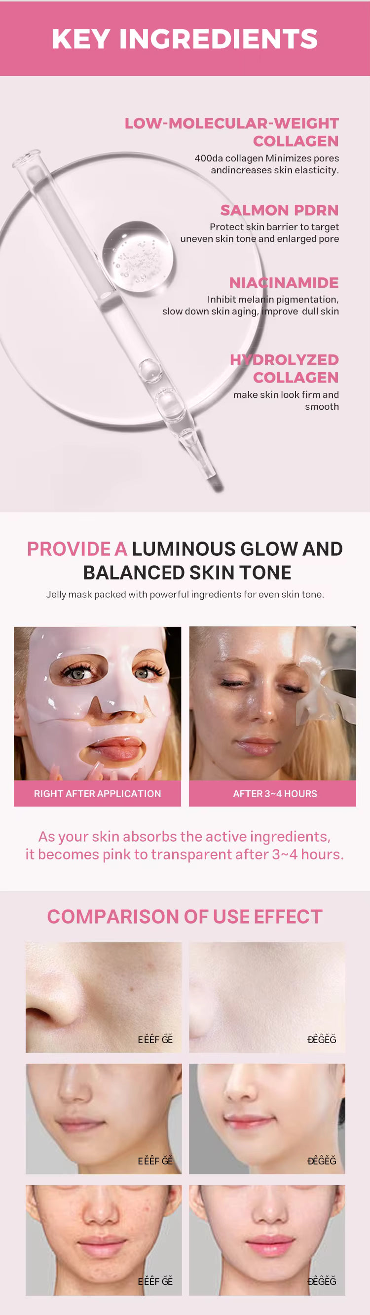 Bio-Collagen PDRN Pink Gel Mask